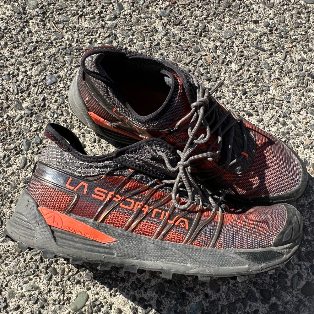 La Sportiva Black And Orange Athletic Shoes - image 3